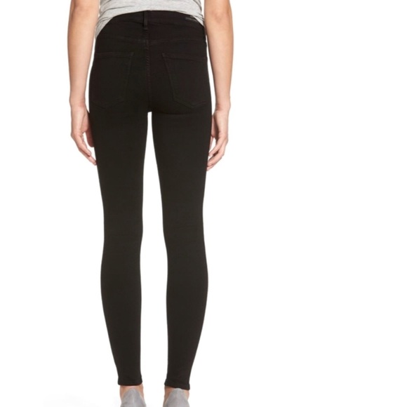 Citizen of Humanity Rocket High Rise Skinny Jeans Woman’s Size 25 in Black - Picture 2 of 13